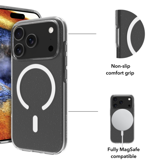 dbramante1928 Greenland Pro MagSafe iPhone 17 Pro hoesje stardust