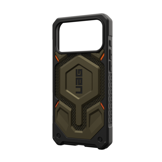 UAG Monarch Pro iPhone 17 Pro hoesje kevlar groen