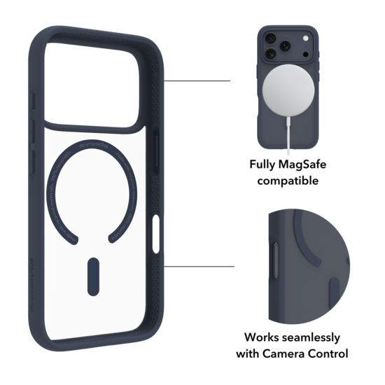 dbramante1928 Grenen MagSafe iPhone 17 Pro Max hoesje blauw
