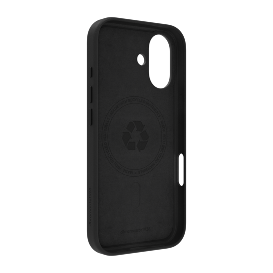 dbramante1928 leren Roskilde MagSafe iPhone 17 hoesje zwart