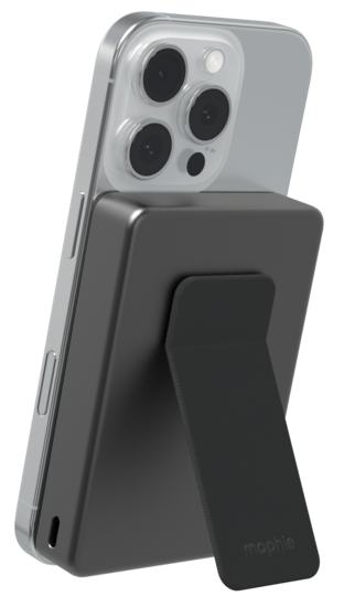 mophie MagSafe Qi2 powerbank 10000 mAh met stand zwart