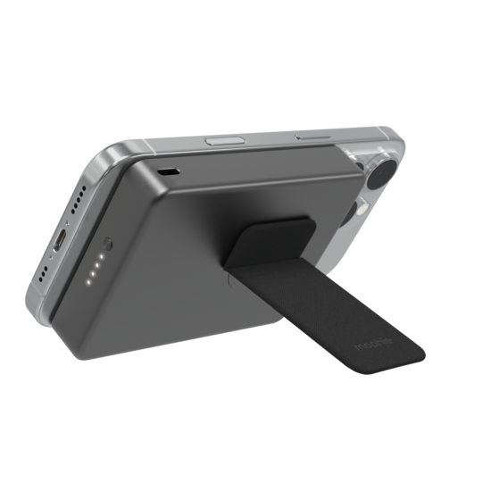 mophie MagSafe Qi2 powerbank 10000 mAh met stand zwart