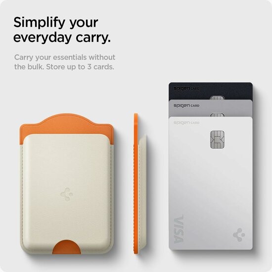 Spigen Nano Pop MagSafe wallet beige