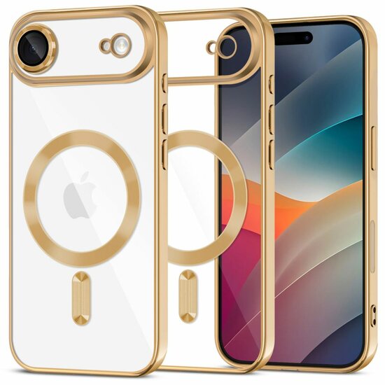 TechProtection Flex MagSafe iPhone 17 Air hoesje goud