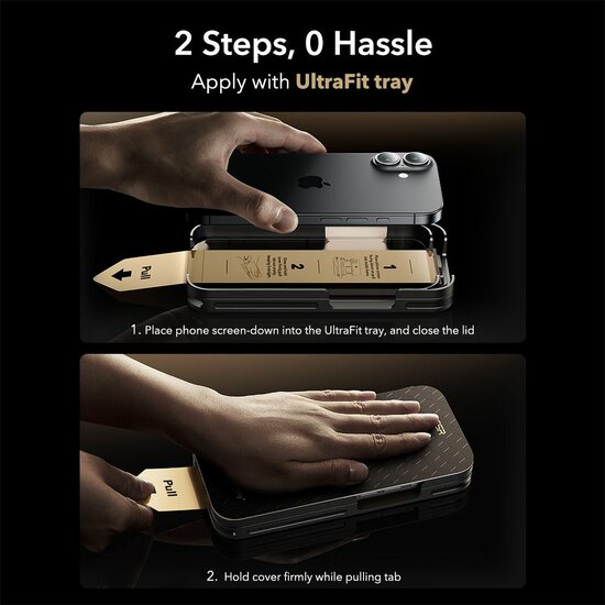 ESR UltraFit Armorite Pro Tempered Glass iPhone 17 screenprotector