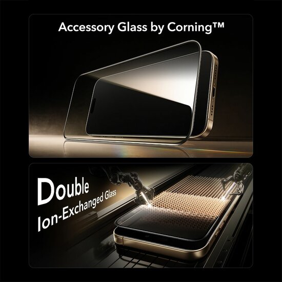 ESR UltraFit Armorite Pro Tempered Glass iPhone 17 Pro Max screenprotector