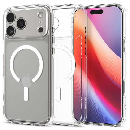 Spigen Ultra Hybrid MagSafe iPhone 17 Pro Max hoesje wit