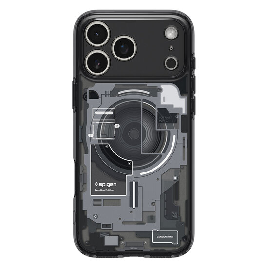 Spigen Ultra Hybrid Zero One MagSafe iPhone 17 Pro Max hoesje zwart