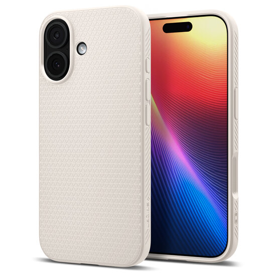 Spigen Liquid Air iPhone 17 hoesje titanium