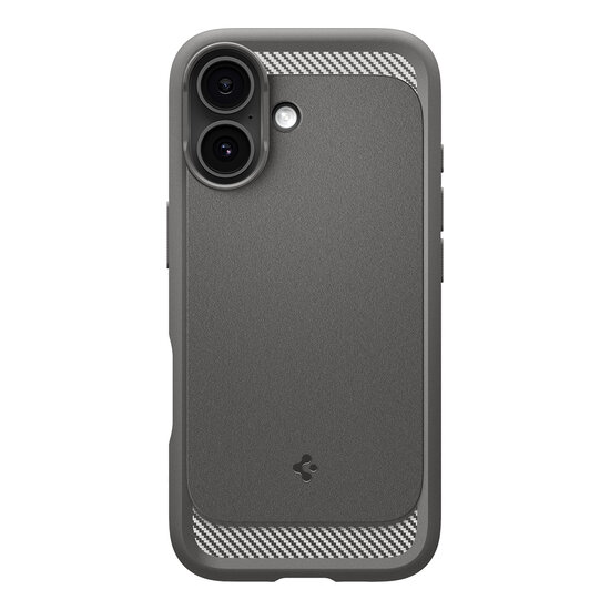 Spigen Rugged Armor MagSafe iPhone 17 hoesje grijs