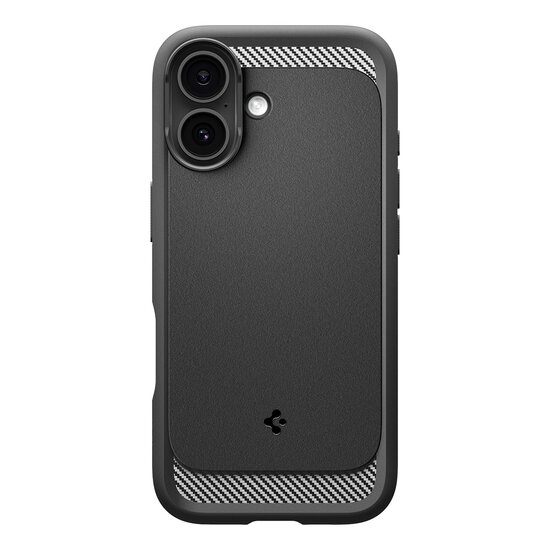 Spigen Rugged Armor MagSafe iPhone 17 hoesje zwart