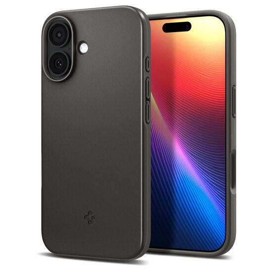 Spigen Thin Fit MagSafe iPhone 17 hoesje gunmetal