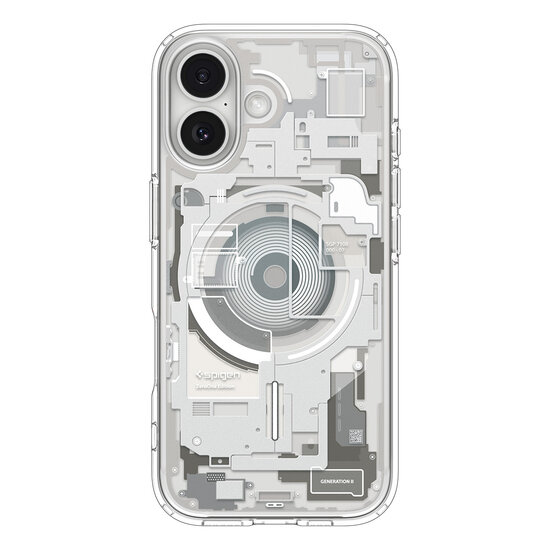 Spigen Ultra Hybrid Zero One MagSafe iPhone 17 hoesje titanium