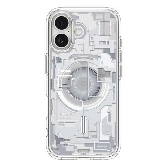 Spigen Ultra Hybrid Zero One MagSafe iPhone 17 hoesje wit