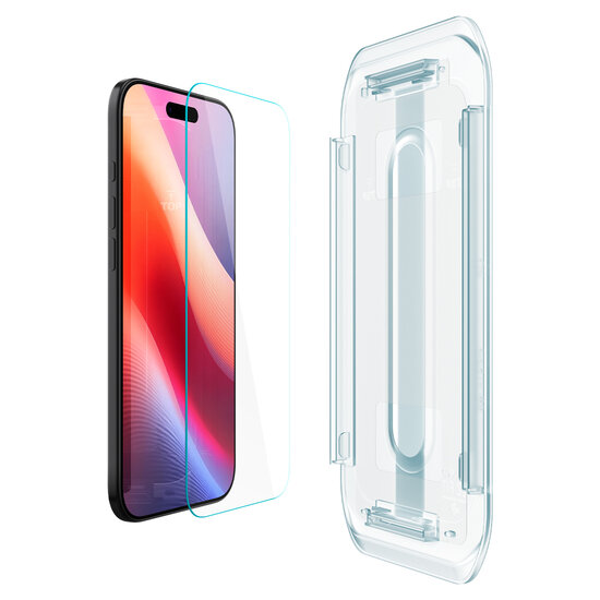 Spigen GlastR EZ Fit iPhone 17 Air glazen screenprotector 2 pack