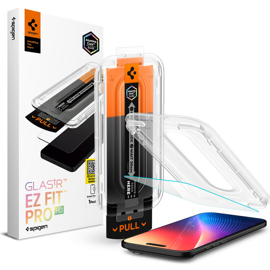 Spigen GlastR EZ Fit Pro HD iPhone 17 Air glazen screenprotector 1 pack