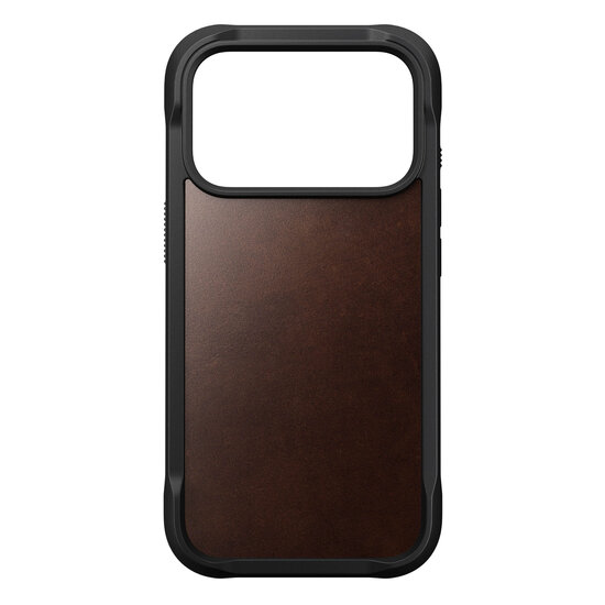 Nomad Rugged Horween Leather iPhone 17 Pro hoesje bruin