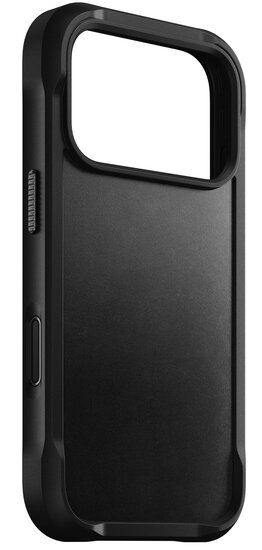 Nomad Rugged Horween Leather iPhone 17 Pro hoesje zwart
