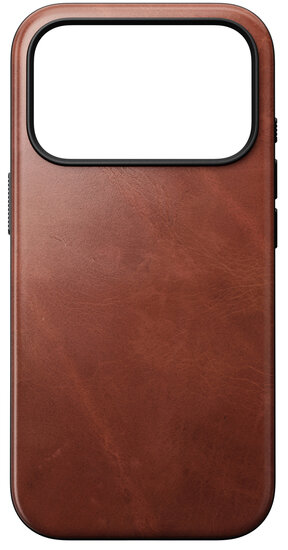Nomad Modern Horween Leather iPhone 17 Pro hoesje olde dublin