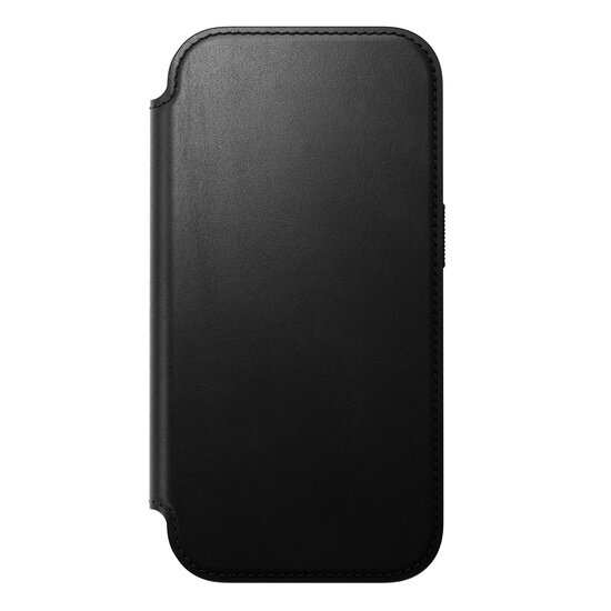 Nomad Modern Leather Folio iPhone 17 Pro hoesje zwart