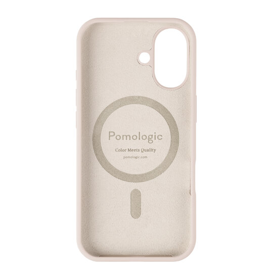 Pomologic CoverCase MagSafe iPhone 17 hoesje beige