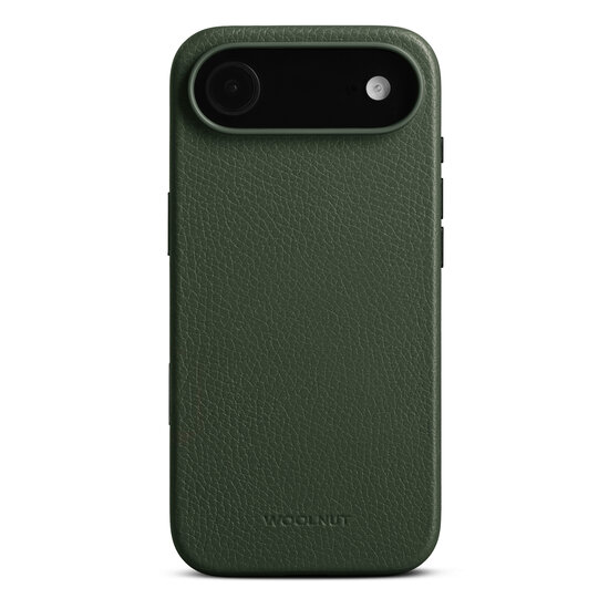 Woolnut leren MagSafe iPhone 17 Air hoesje groen