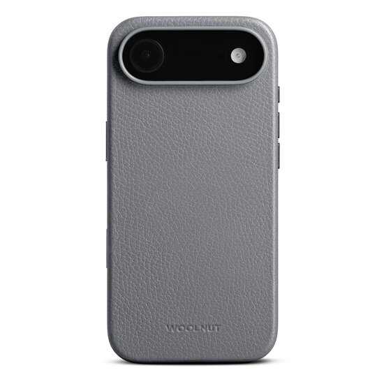 Woolnut leren MagSafe iPhone 17 Air hoesje grijs