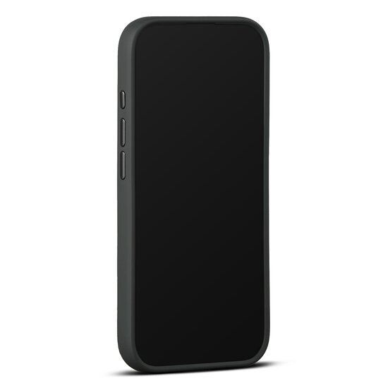 Woolnut leren MagSafe iPhone 17 hoesje zwart