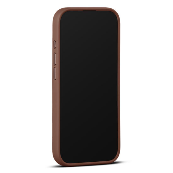 Woolnut leren MagSafe iPhone 17 hoesje cognac