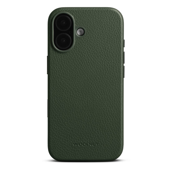 Woolnut leren MagSafe iPhone 17 hoesje groen