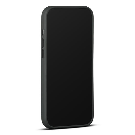 Woolnut leren MagSafe iPhone 17 Pro Max hoesje zwart