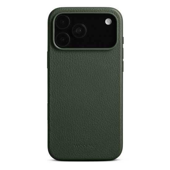 Woolnut leren MagSafe iPhone 17 Pro Max hoesje groen