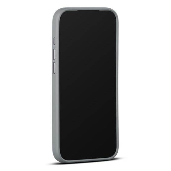 Woolnut leren MagSafe iPhone 17 Pro Max hoesje grijs