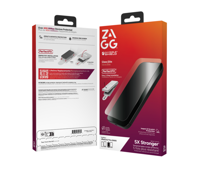 ZAGG InvisibleShield Glass Elite iPhone 17 screenprotector