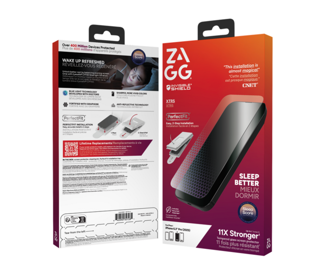 ZAGG InvisibleShield Glass XTR5 iPhone 17 screenprotector