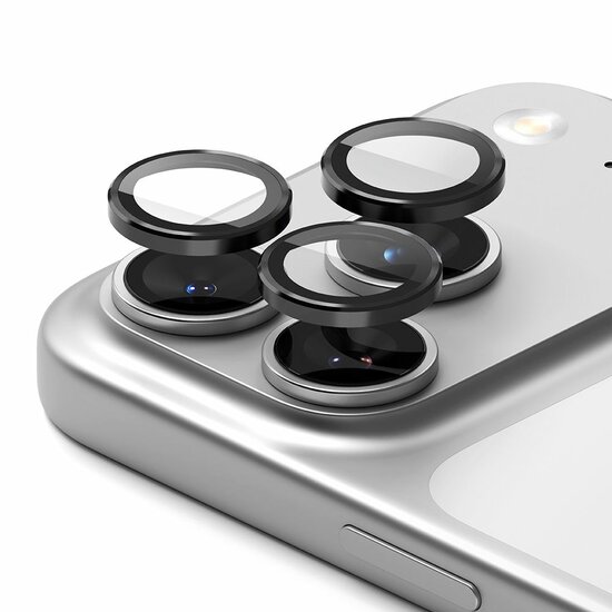 Ringke glazen Camera iPhone 17 Pro / 17 Pro Max beschermer 2 pack zwart