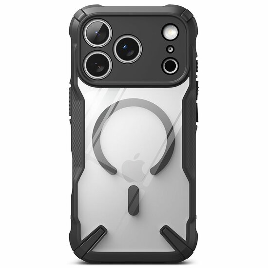 Ringke Fusion X MagSafe iPhone 17 Pro hoesje zwart