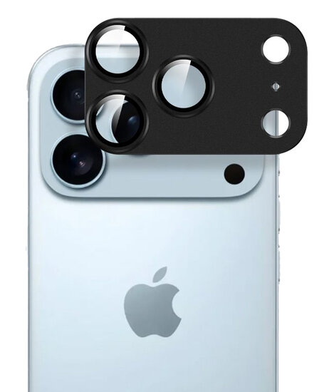 TechProtection FullCam iPhone 17 Pro Max camera protector zwart