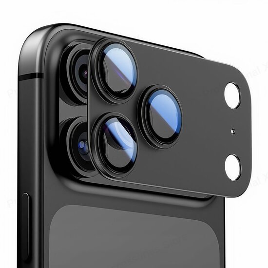 TechProtection FullCam iPhone 17 Pro Max camera protector zwart