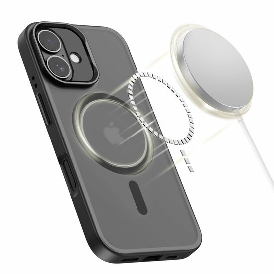TechProtection MagStand MagSafe iPhone 17 hoesje zwart