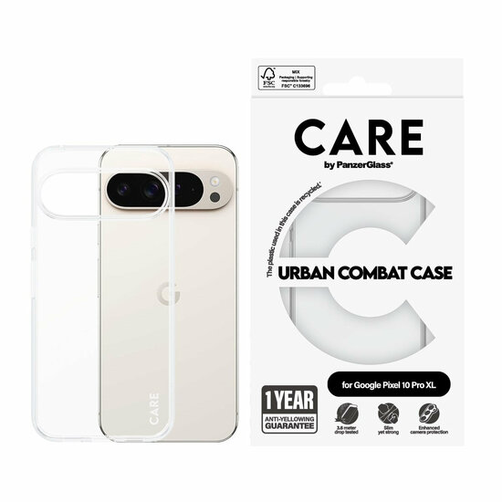 PanzerGlass CARE Urban Combat Google Pixel 10 Pro XL hoesje