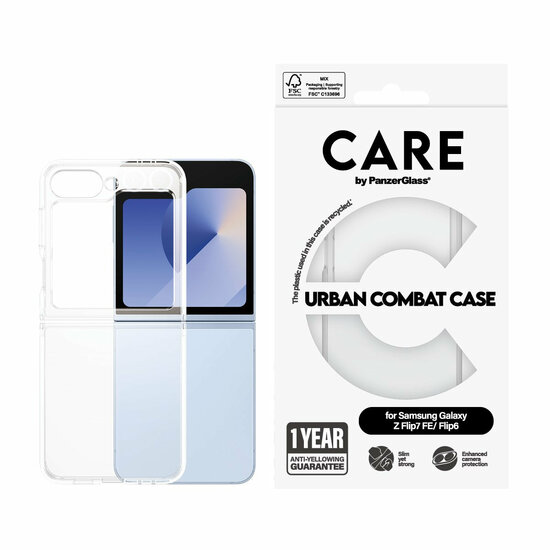 PanzerGlass CARE Urban Combat Galaxy Z Flip 7 FE hoesje