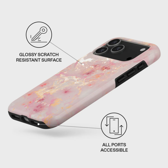 Burga Tough MagSafe iPhone 17 Pro Max hoesje golden coral