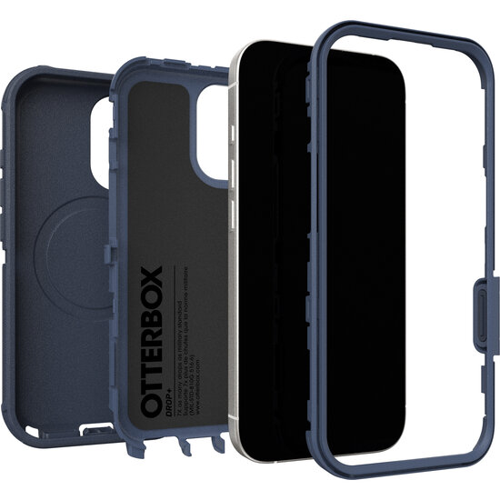 OtterBox Defender Pro MagSafe iPhone 17 hoesje blauw