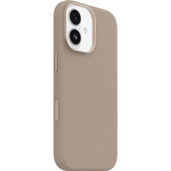 OtterBox Symmetry Leather MagSafe iPhone 17 hoesje grijs