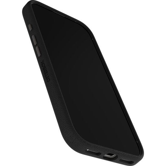 OtterBox Symmetry Leather MagSafe iPhone 17 hoesje zwart