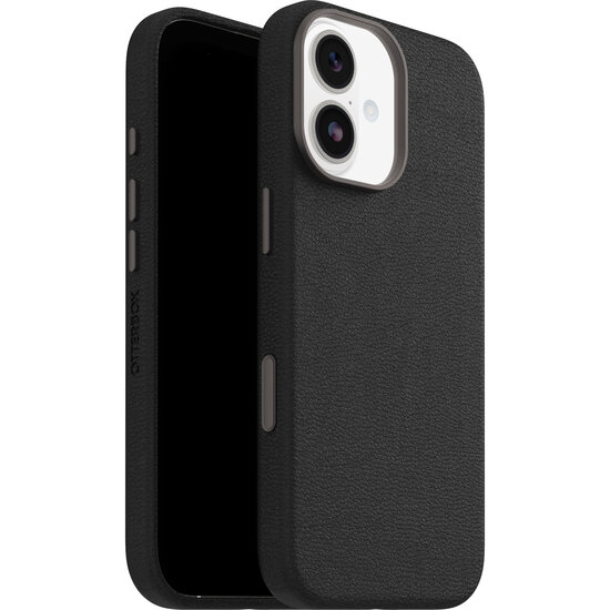 OtterBox Symmetry Leather MagSafe iPhone 17 hoesje zwart