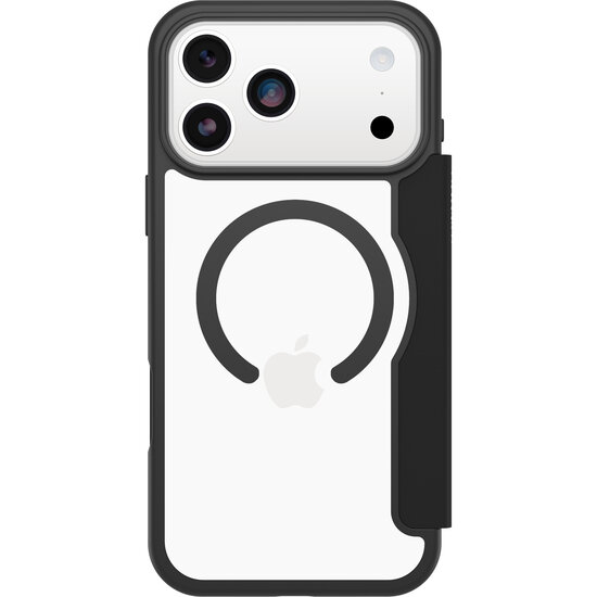 OtterBox React Folio MagSafe iPhone 17 Pro Max hoesje zwart