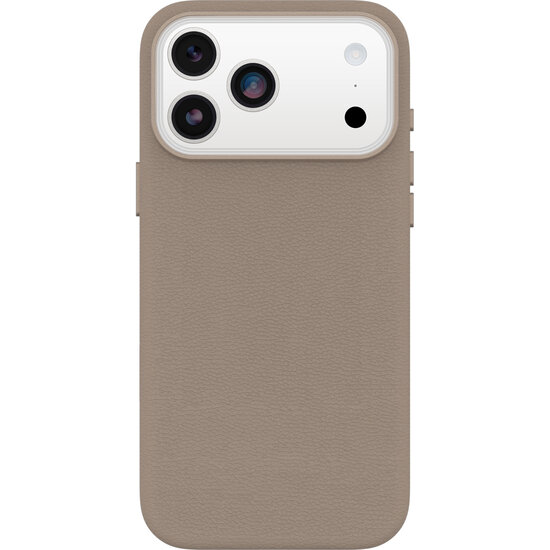 OtterBox Symmetry Leather iPhone 17 Pro Max hoesje grijs