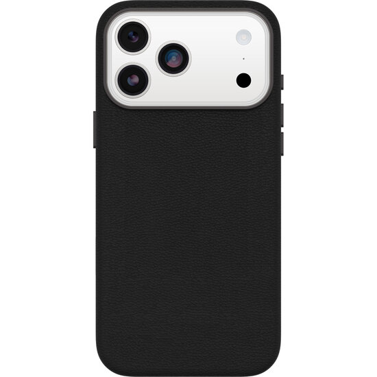 OtterBox Symmetry Leather iPhone 17 Pro Max hoesje zwart